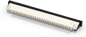 Разъем FPC Half Coverage Bottom Contact 1.0K-BX-28PWB 28 pin высота 2мм шаг 1мм