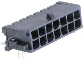 43045-1406, Headers &amp; Wire Housings Microfit 3.0 RA SMT Clip DR Tin 14 Ckt