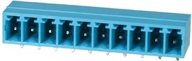 TBP02R1-381-10BE, Pluggable Terminal Blocks Terminal block, pluggable, 3.81, receptical, 10 pole, blue