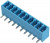 TBP02R1-381-10BE, Pluggable Terminal Blocks Terminal block, pluggable, 3.81, receptical, 10 pole, blue