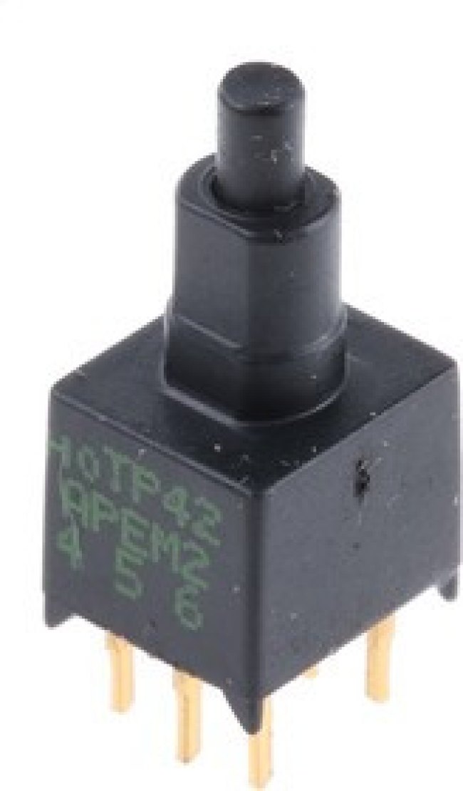 TP42P0080, TP Series Push Button Switch, Momentary, PCB, DPST, 20V