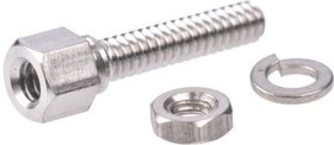 2-1437012-4, Connector Accessories Jack Socket Assembly Kit Straight Package