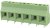 DG950-9.5-02P-14-00A(H), (DG950-9.5-02P-14-00ZH), Винтовой клеммный блок c рельефной обоймой, 2 контакта. Серия DG950-9.5