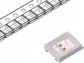 OSY52835C1H-60MA, LED; SMD; 2835; yellow; 4?6lm; 2.8x3.5x0.85mm; 120°; 1.8?2.4V; 60mA OSY52835C1H-60MA, LED; SMD; 2835; yellow; 4?6lm; 2.8x3.5x0.85mm; 120°; 1.8?2.4V; 60mA