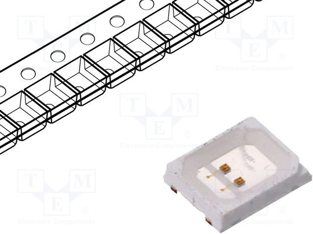 OSY52835C1H-60MA, LED; SMD; 2835; yellow; 4?6lm; 2.8x3.5x0.85mm; 120°; 1.8?2.4V; 60mA OSY52835C1H-60MA, LED; SMD; 2835; yellow; 4?6lm; 2.8x3.5x0.85mm; 120°; 1.8?2.4V; 60mA