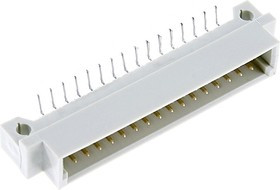 DIN41612R (DS1118-32M-R13), Вилка 16х2 ряд А угловая 90° DIN41612R (DS1118-32M-R13), Вилка 16х2 ряд А угловая 90°