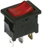 DA102J12S215QF, Rocker Switches SPST 16A ON-OFF BLK