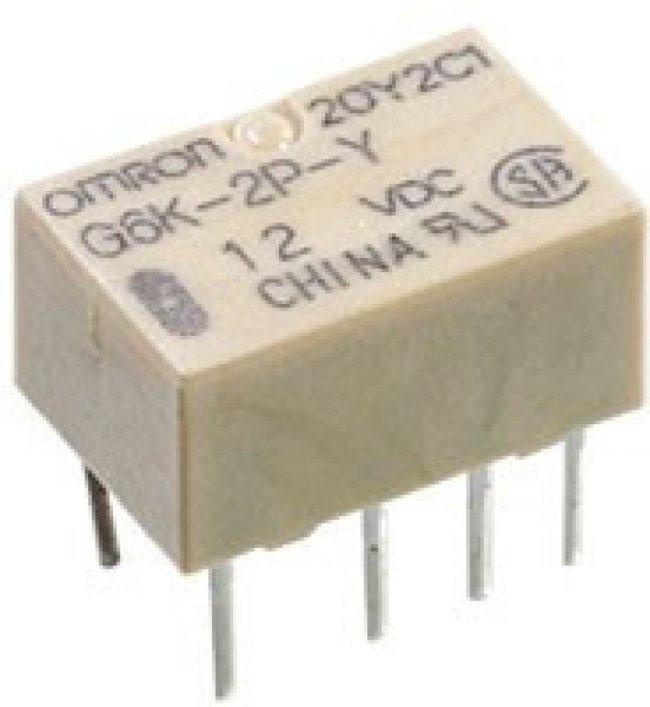 G6K-2P-Y 12DC, реле 12В 1 Form C 20.3х10.3х15.8мм
