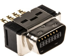 10114-3000PE, D-Sub Micro-D Connectors MDR/PLUG/14 POS
