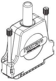 173114-0551, Dual Port D-Sub Connector, Plug, DA-15, Radial Leads
