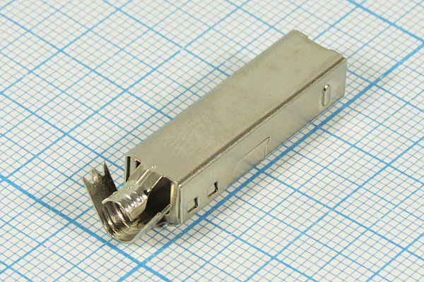 Штекер USB , тип B, 4 контакта, на кабель, под пайку, USB B CP1; Q-2994 штек USB \B\4C\каб\пайка\USB B CP1