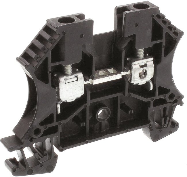 1020110000, DIN Rail Terminal Blocks WDU 4 SW (BLACK)