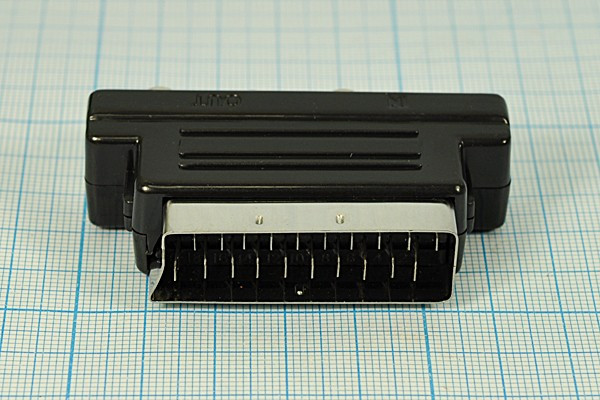 Штекер СКАРТ-гнездо 4RCA; 530 шт СКАРТ-гн 4RCA\\\\