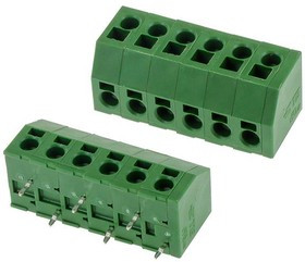 1-2834014-6, Fixed Terminal Blocks 6POS 5.0MM DES CONN.