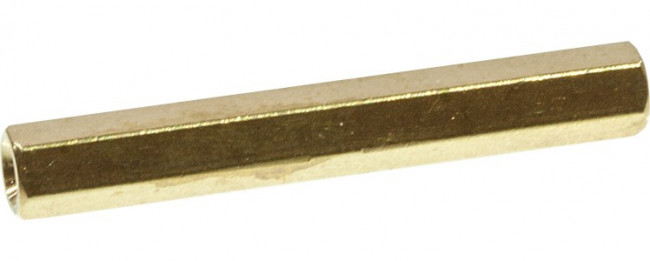 PCHSS-35, Стойка для п/плат,шестигр., латунь, М3, 35 мм