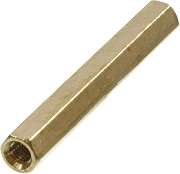 PCHSS-35, Стойка для п/плат,шестигр., латунь, М3, 35 мм