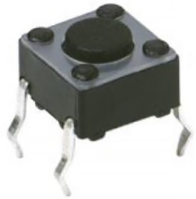 PTS645VH832 LFS, IP40 Grey Button Tactile Switch, SPST 50 mA 3.5 (Dia.)mm Through Hole