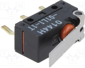 D2FD-01L1-1T, Basic / Snap Action Switches PCB Hinge Lever 0.1A Gold Alloy SPDT