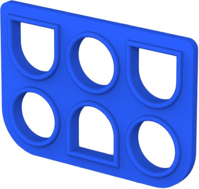 794275-1, Connector Accessories Interfacial Seal Straight Silicone Rubber Blue Bag/Box 794275-1, Connector Accessories Interfacial Seal Straight Silicone Rubber Blue Bag/Box