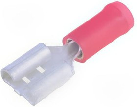9-160583-2, PIDG FASTON .250 Red Insulated Female Spade Connector, Receptacle, 6.35 x 0.81mm Tab Size, 0.3mm² to 9-160583-2, PIDG FASTON .250 Red Insulated Female Spade Connector, Receptacle, 6.35 x 0.81mm Tab Size, 0.3mm² to