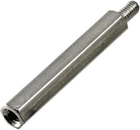 PCHSN-36 (Ni), Стойка для печатных плат, шестигр., латунь, М3, 36мм, никелированные