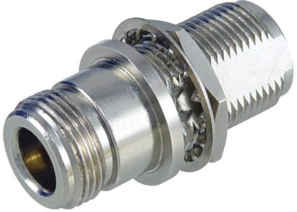 AXA-NFNFB2, RF ADAPTER, N JACK-N JACK, 50 OHM