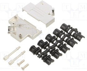 D45ZK25-NM-K, Корпус для разъемов D-Sub, D-Sub 25pin, D-Sub HD 44pin, UNC4-40