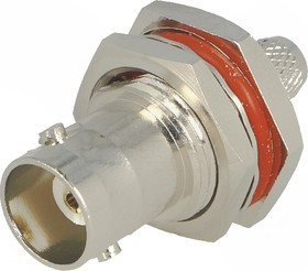BNC-211, Гнездо, BNC, "мама", прямой, 75Ом, RG210, RG52, RG59, обжим
