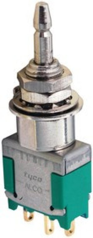 MPA106F, PUSHBUTTON SWITCH, SPDT, 6A, 125VAC, SOLDER LUG