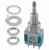 MPA106F, PUSHBUTTON SWITCH, SPDT, 6A, 125VAC, SOLDER LUG