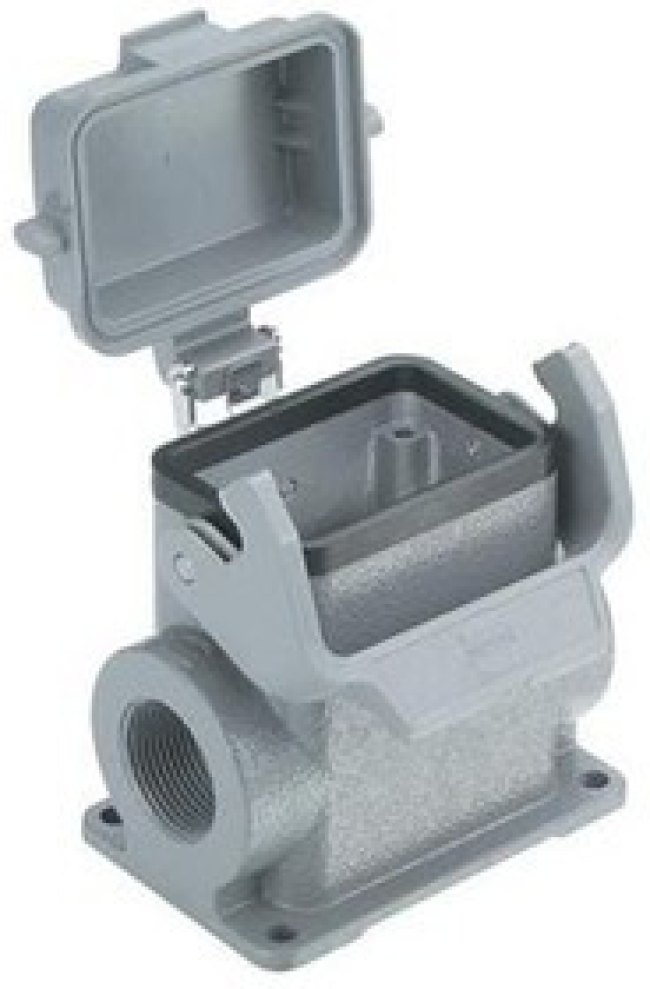 19300060297, Heavy Duty Power Connectors SURFACE MOUNTING HSG HAN 6B 2 SIDE ENTRY 19300060297, Heavy Duty Power Connectors SURFACE MOUNTING HSG HAN 6B 2 SIDE ENTRY