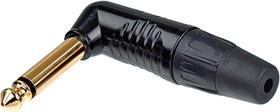 Rean RP2RC-B кабельный разъем Jack 6.3мм TS штекер