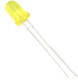 L-7113SYD, Светодиод 5мм/желтый/590нм/ 650-1200мкд/диффузный жёлтый/30°