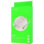 Блок питания (сетевой адаптер) VIXION L5i 1xUSB, 2.1A с кабелем Lightning 1м (белый)