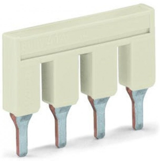 2006-404, Перемычка, Перемычка, Клеммными колодками на рейку TOPJOB S, 4 вывод(-ов)