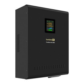 EX296003RUS, ИБП (инвертор, синус, для котла, настенный) ExeGate FineSine SX-3000.LCD.AVR.2SH.T 3000VA/2100W, чистая синусоида, цветной LCD