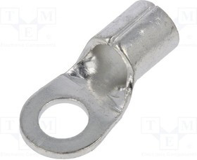 KO10/5, Наконечник кольцевой, M5, 10мм2, обжим, на провод