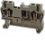 3036262, ST 2.5-DIO/L-R Series Grey DIN Rail Terminal Block, Single-Level, Spring Clamp Termination