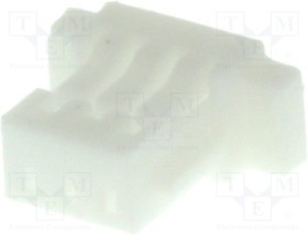 NX1001-03PFS, Вилка; провод-плата; "мама"; 1мм; PIN: 3; без контактов; на провод