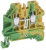 XW5G-S2.5-1.1-1, DIN Rail Terminal Blocks GroundTB Screw 2.5mm, 1:1 1tier