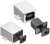 726141005, USB Connectors WA-PCCA MiniUSB AB&amp;B Black 10x6mm