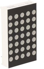 FYM-12571AUHR-11, Дисплей: LED, матрица, 5x7, красный, 30-60мкд, катод, 22,8x39,1х8мм