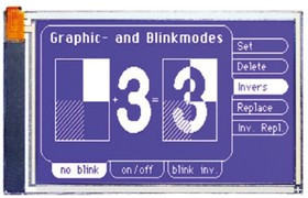 EA EDIP240B-7LWTP, LCD Graphic Display Modules &amp; Accessories Blue/White Contrast With Touch Screen