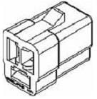 02977045, Automotive Connectors 3P FEMALE GRY CONN 56 SERIES