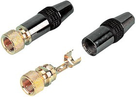 PSG02031, Разъем РЧ / Коаксиальный, F Коаксиальный, 75 Ом