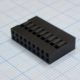 I-DS1071-SCB02X9, Гнезда на кабель, двухрядные, требуются контакты T-DS1071-SC600 I-DS1071-SCB02X9, Гнезда на кабель, двухрядные, требуются контакты T-DS1071-SC600