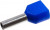 966144-8 (DTE02510), Наконечник 2 х 2.5мм² синий