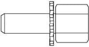 5748558-3, D-Sub Tools &amp; Hardware FEM SCRWLOCK KIT UNIT PKG