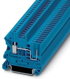 3045020, DIN Rail Terminal Blocks UT 2.5/1P BU PLUGABLE TERM BLOCK
