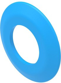 56-1600, Switch Bezel, Blue, Round, EAO 56 Universal Series Pushbutton Switches